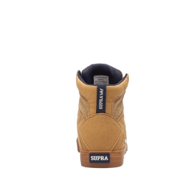 Supra Mens ALUMINUM High Top Shoes Tan/gum | US-78824